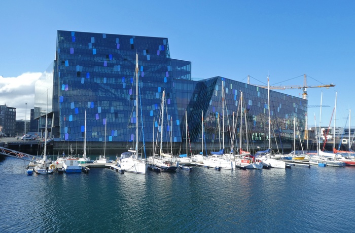 Musikhuset HARPA i Reykjavik, Island