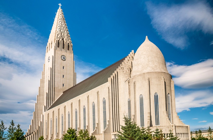 Hallgrimskirken i Reykjavik, Island