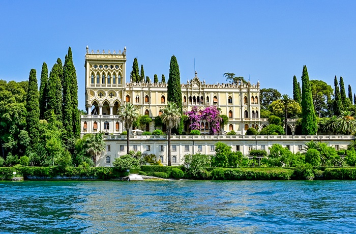 Øen Isola del Garda i Gardasøen, Italien