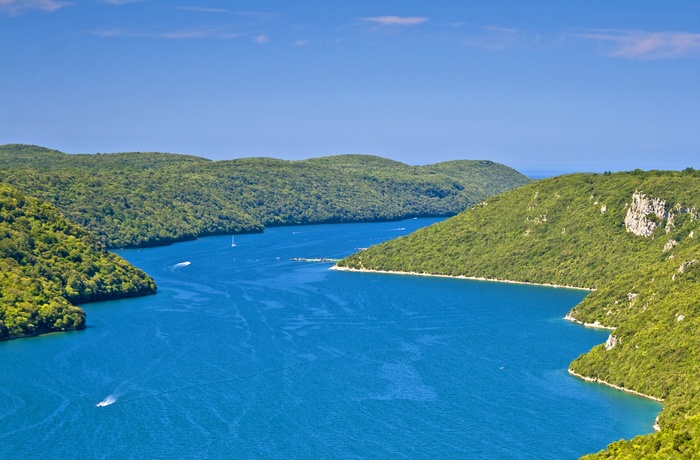 Limski-fjorden i Istrien, Kroatien