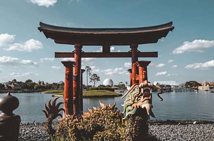 Japansk Tori port i EPCOT i Orlando - Florida