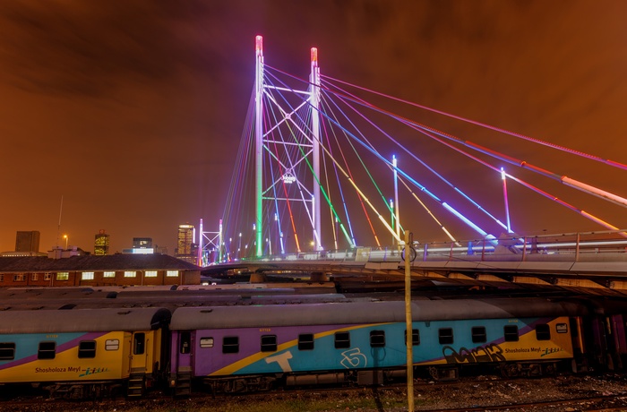 Nelson Mandela Bridge i Johannesburg - Sydafrika