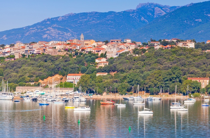 Kystbyen Porto Vecchio i det sydlige Korsika, Frankrig