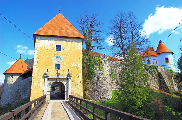 Ozlaj borgen lidt uden for Karlovac, Kroatien
