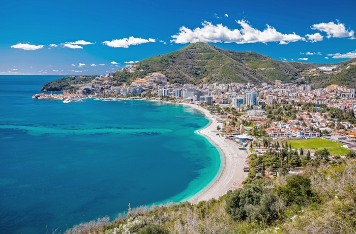 Kystbyen Budva i Montenegro