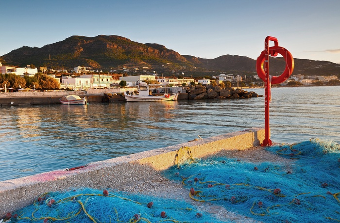 Kystbyen Makry Gialos i det sydøstlige Kreta