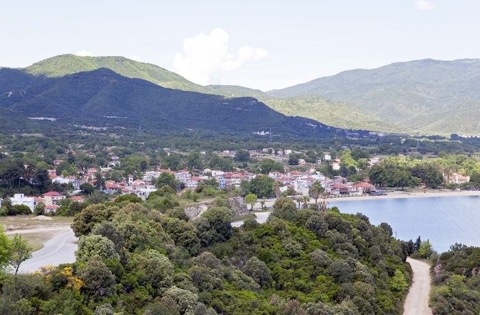 Kystbyen Olympiada på Halkidiki - Grækenland