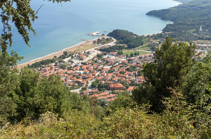 Kystbyen Stratoni på Halkidiki - Grækenland