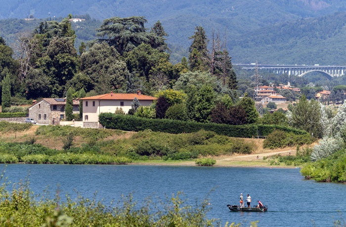 Lago di Bilancino i Toscana - Italien