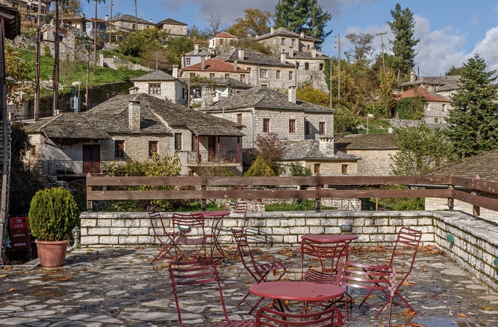 Landsbyen Aristi om efteråret - Grækenland