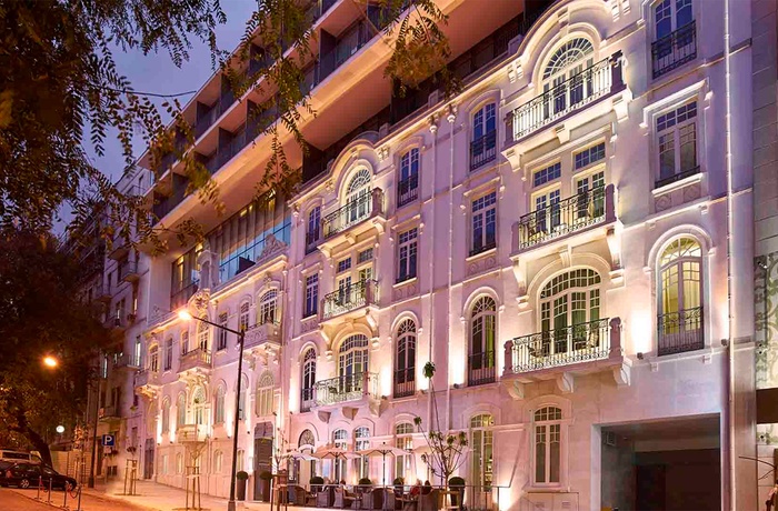 PortoBay Liberdade Lissabon, Facade og indgang