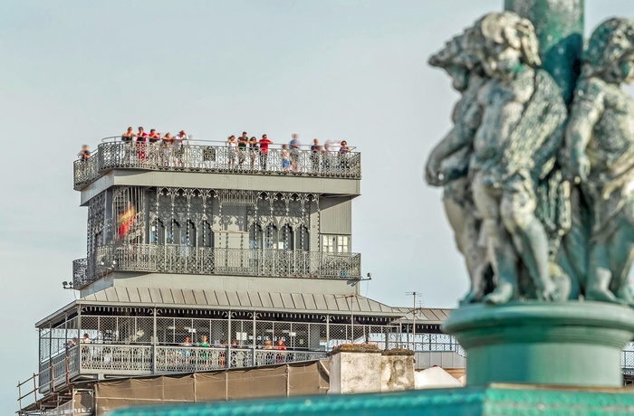 Elevador de Santa Justa, elevator med udsigt i Lissabon