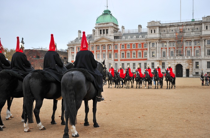 Queens life guard ved Buckingham Palace , London