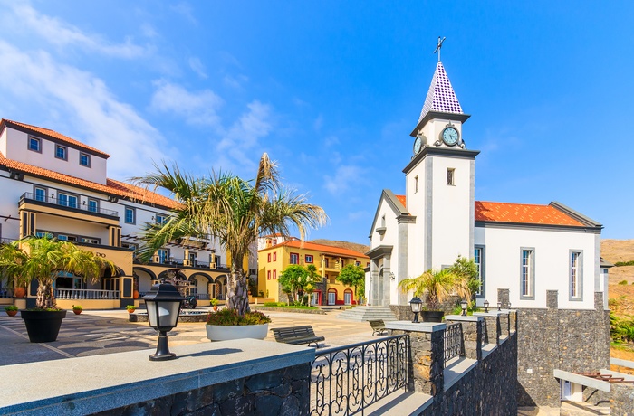 Kirke i kystbyen Caniçal på Madeira