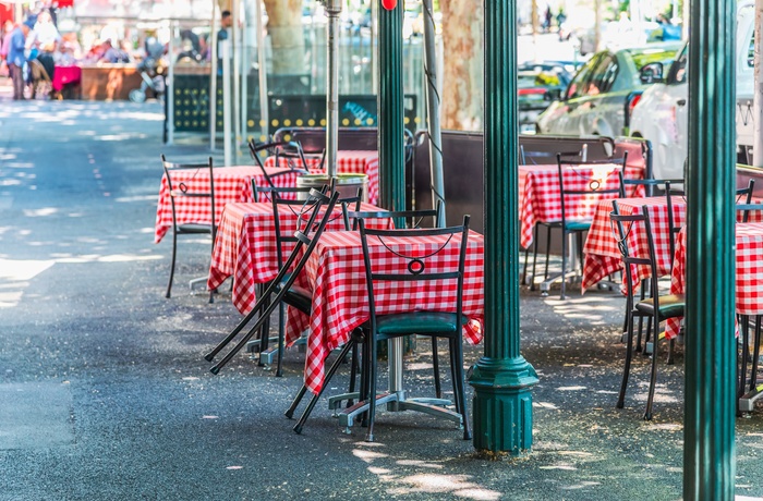 Lygon Street med mange italienske restauranter - Melbourne