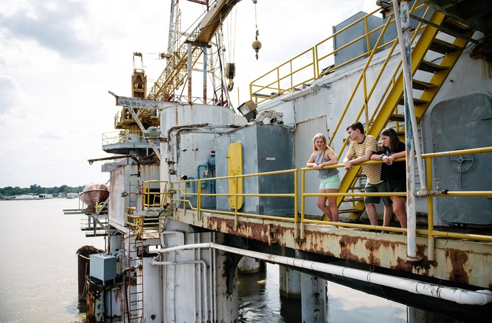 Oilrig Museum - Morgan City i Louisiana