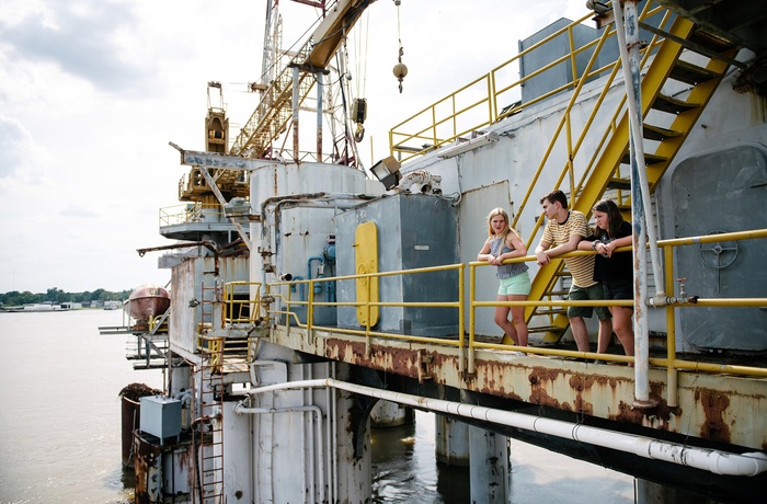 Oilrig Museum - Morgan City i Louisiana