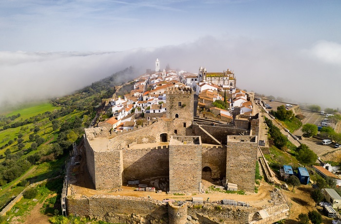 Monsaraz, Alentejo, Portugal - set fra luften