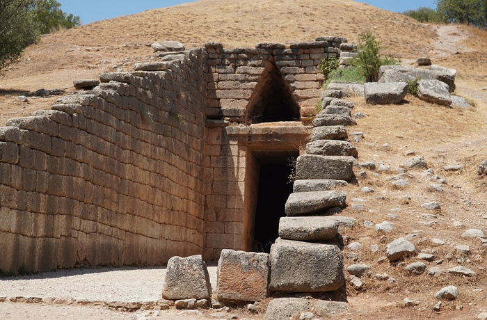 Agamemnons Gravkammer, Mykene - et arkæologisk område nær Mykines på Peloponnes - Grækenland