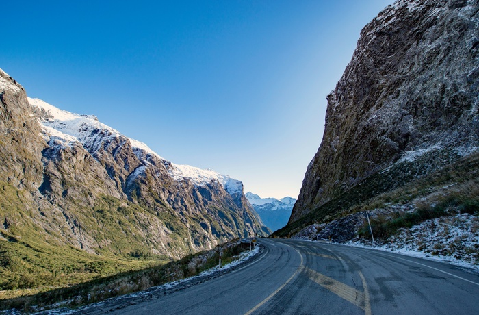 Milford Road på New Zealands Sydø