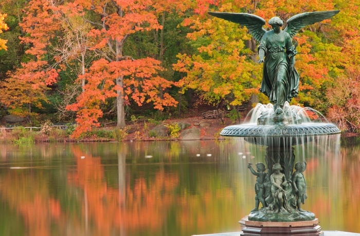 Bethesda-fontænen i Central Park, New York