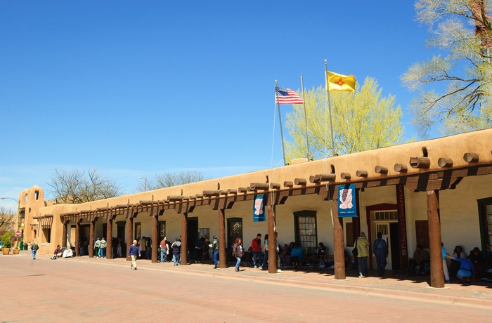 Palace of Governors i Santa Fe, New Mexico i USA