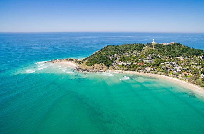 Fyrtårn på Cape Byron i New South Wales, Australien