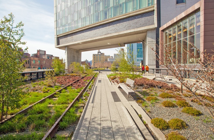 High Line Park i New York City, USA