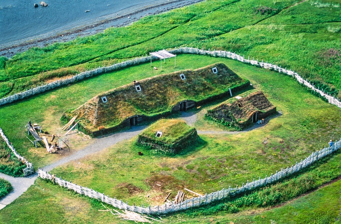 L'Anse aux Meadows vikingeboplads, Newfoundland i Canada