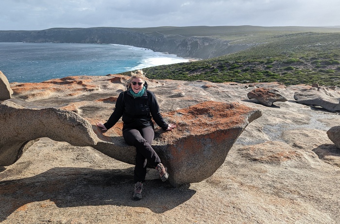 Nicoline i Flinders Chase Nationalpark på Kangaroo Island i Australien