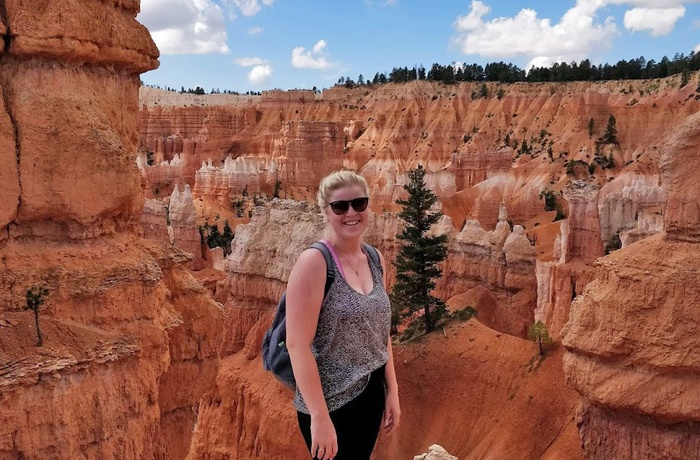 Nicoline i Bryce Canyon, USA - rejsespecialist i Odense