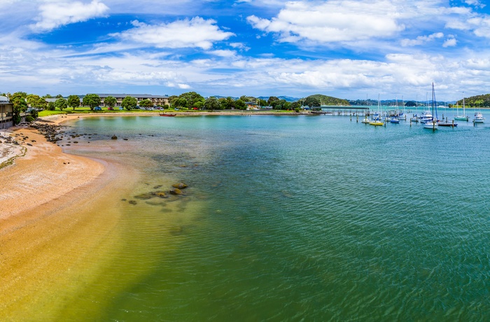 Te Ti Bay, Bay of Islands på Nordøen - New Zealand