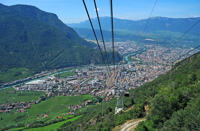 Kabelbane til Bolzano i Norditalien