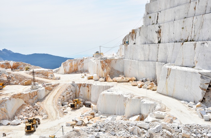 Marmorbruddet i Carrara, Toscana