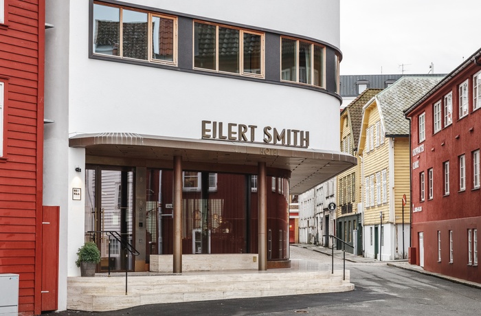 Indgangen til Eilert Smith Hotel - Stavanger i Norge