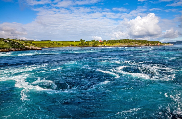 Nærbillede af Saltstraumen, Norge