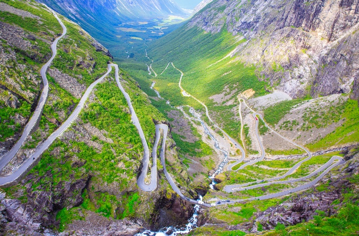 Trollstigen i Norge