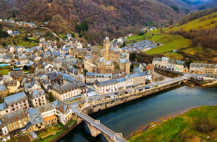 Byen Estaing i Occitanie - Frankrig