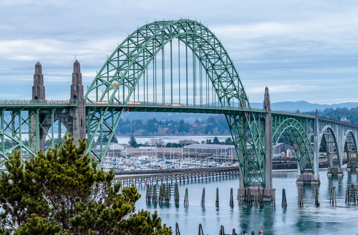 Yaquina Bay Bridge i Newport, Oregon