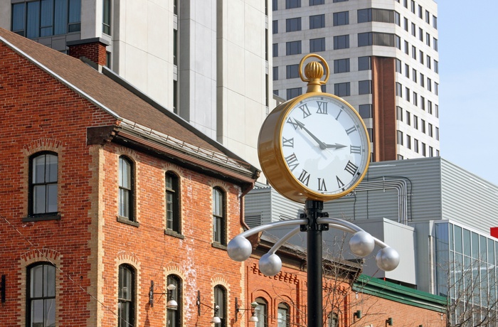 Uret foran ByWard Market Square, Ottawa i Canada