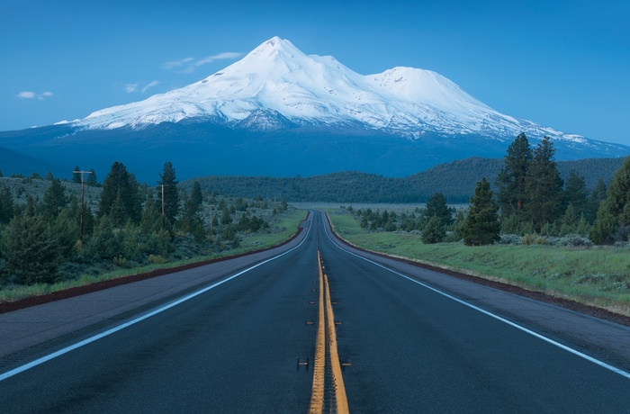 På vej mod Mount Shasta