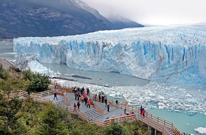 Perito Moreno gletsjeren i Los Glaciares National Park - Patagonien i Argentina