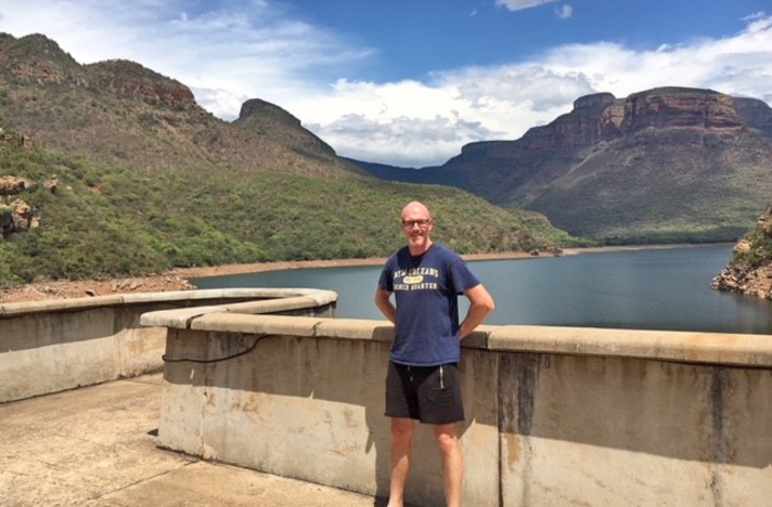 Peter ved Hoover Dam i USA - rejsespecialist i Viborg