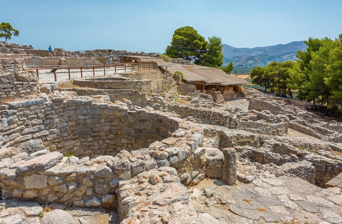 Ruinerne af Phaistos-paladset på Kreta - Grækenland