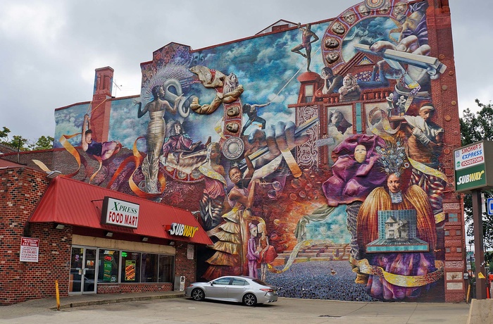 Murmaleriet Theatre of life i Philadelphia