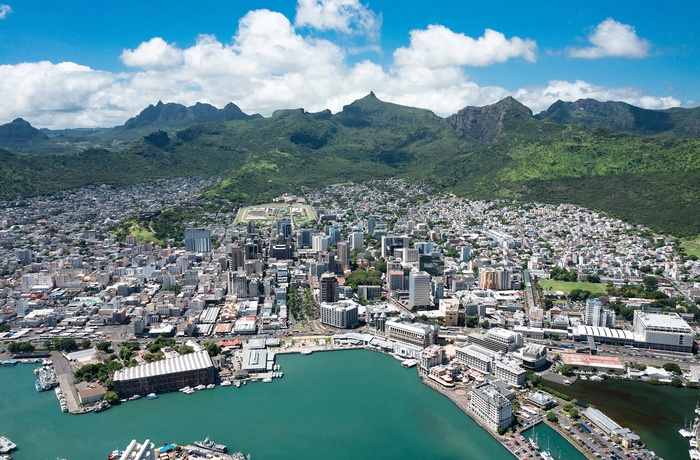 Port Louis - hovedstaden i Mauritius