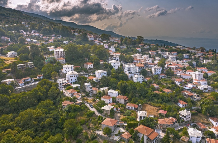 Udsigt til Portaria - Grækenland