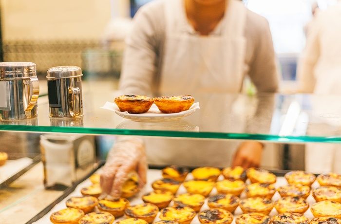 Desserten pastel de nata - portugisisk specialitet