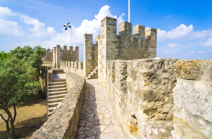 Castelo de Sao Jorge i Lissabon