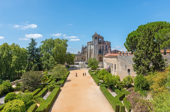 Tempelborgen og Kristi kloster i Tomar, det centrale Portugal